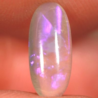 SOLID CRYSTAL OPAL Bright purple sparkles